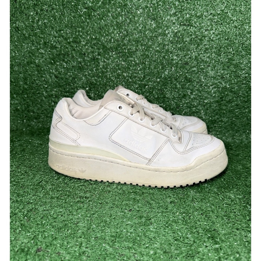 Adidas Shoes‎ Womens Size 6 Forum Bold FY9042 White Leather Comfort Sneakers
